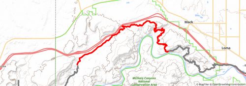 American Discovery Trail South Route stage 279 Map