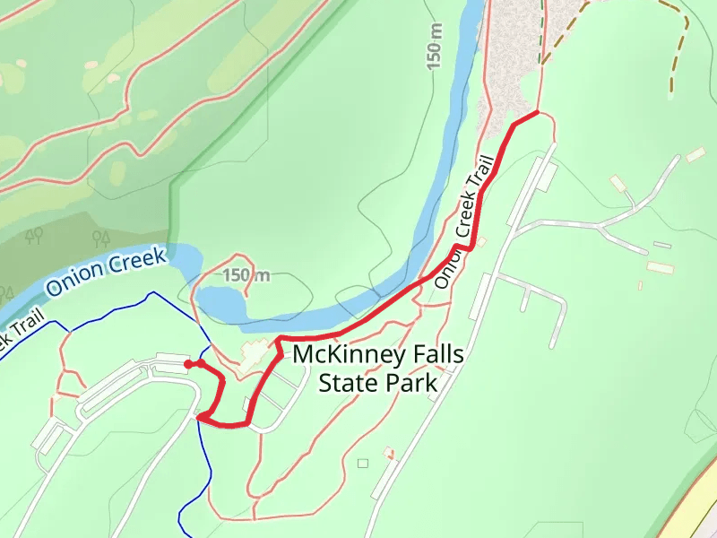 Onion Creek Trail Out and Back