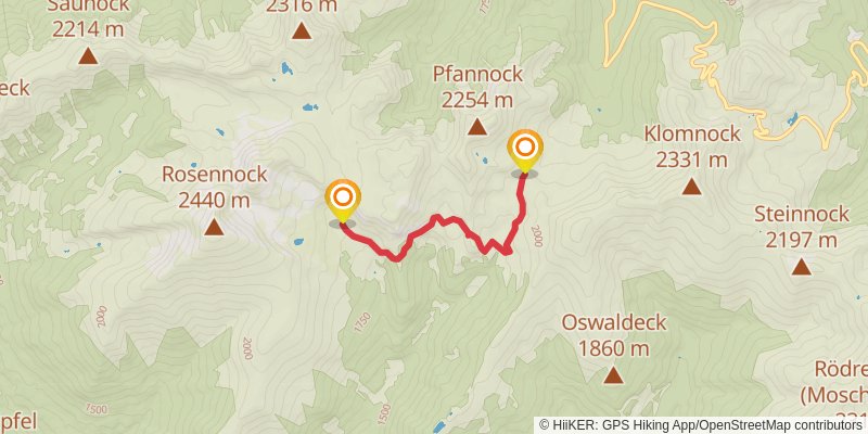 Alpe - Adria Trail alt 5 Map