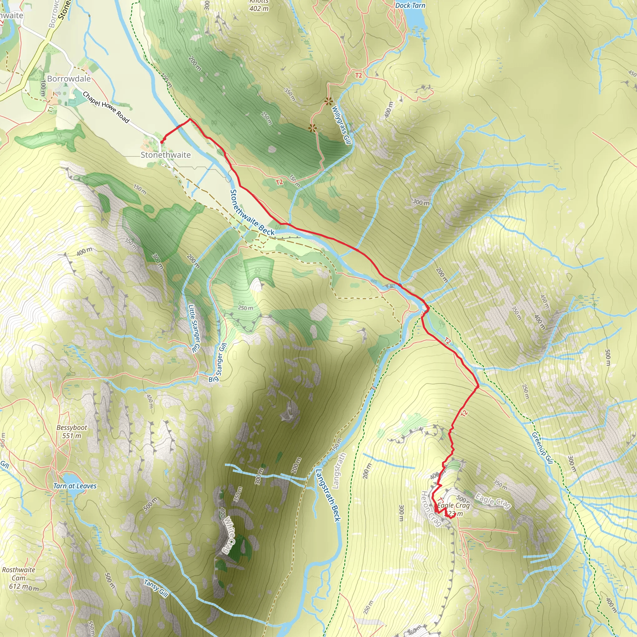 Eagle Crag mobile static map