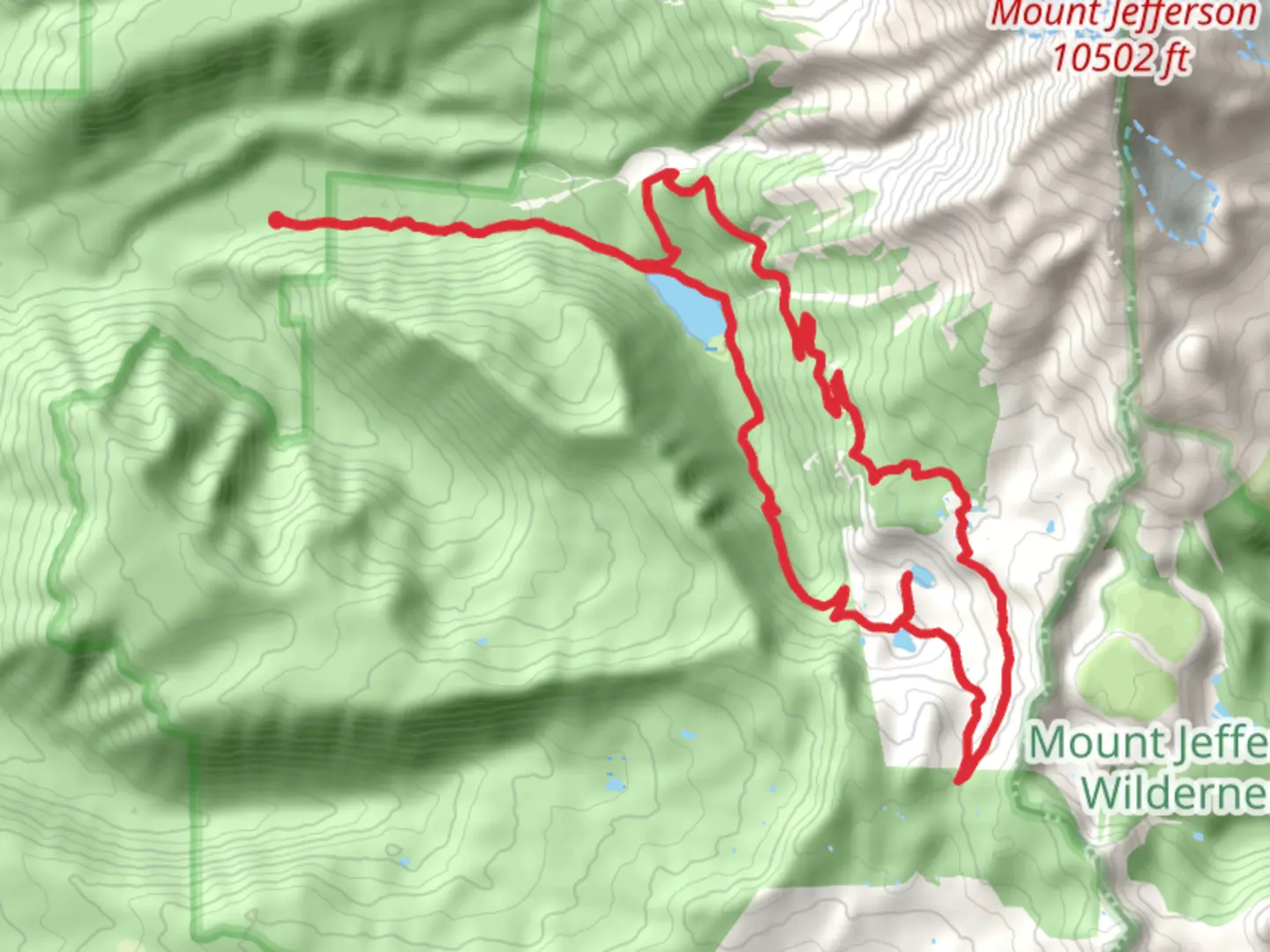 An image depicting the trail Pamelia Lake, Hunts Lake and Hanks Lake Loop via Pamelia Lake Trail and its surrounding area.