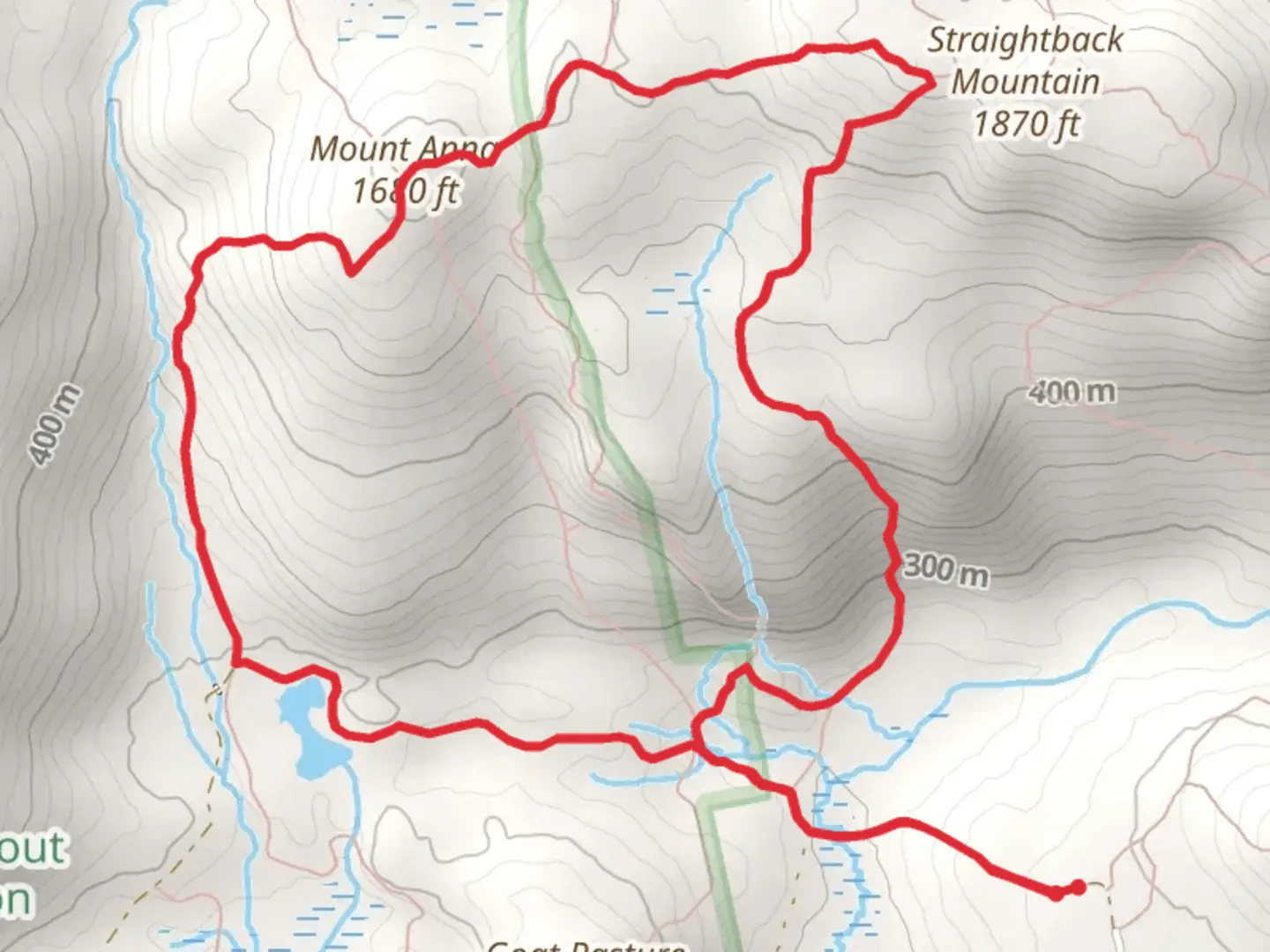 An image depicting the trail Mount Anna Loop and its surrounding area.