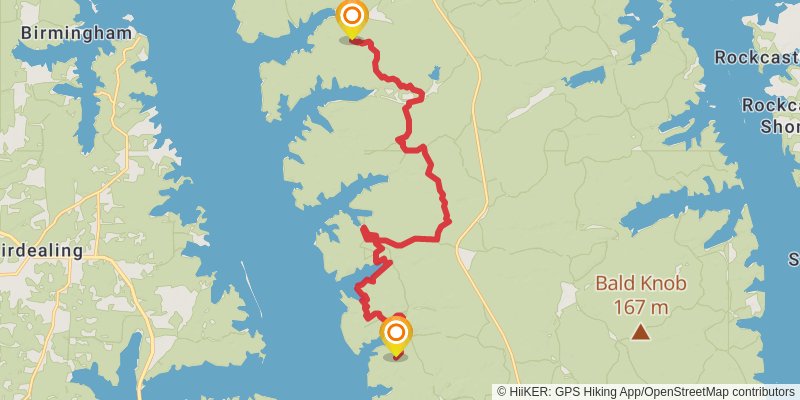 North South Trail stage 2 Map