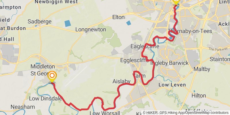 Teesdale Way stage 6 Map