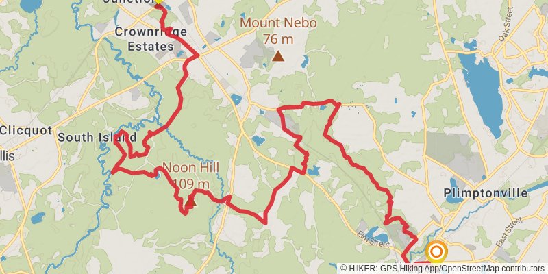 Bay Circuit Trail stage 12 Map