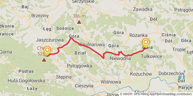 Three Foothills Trail stage 4 Map