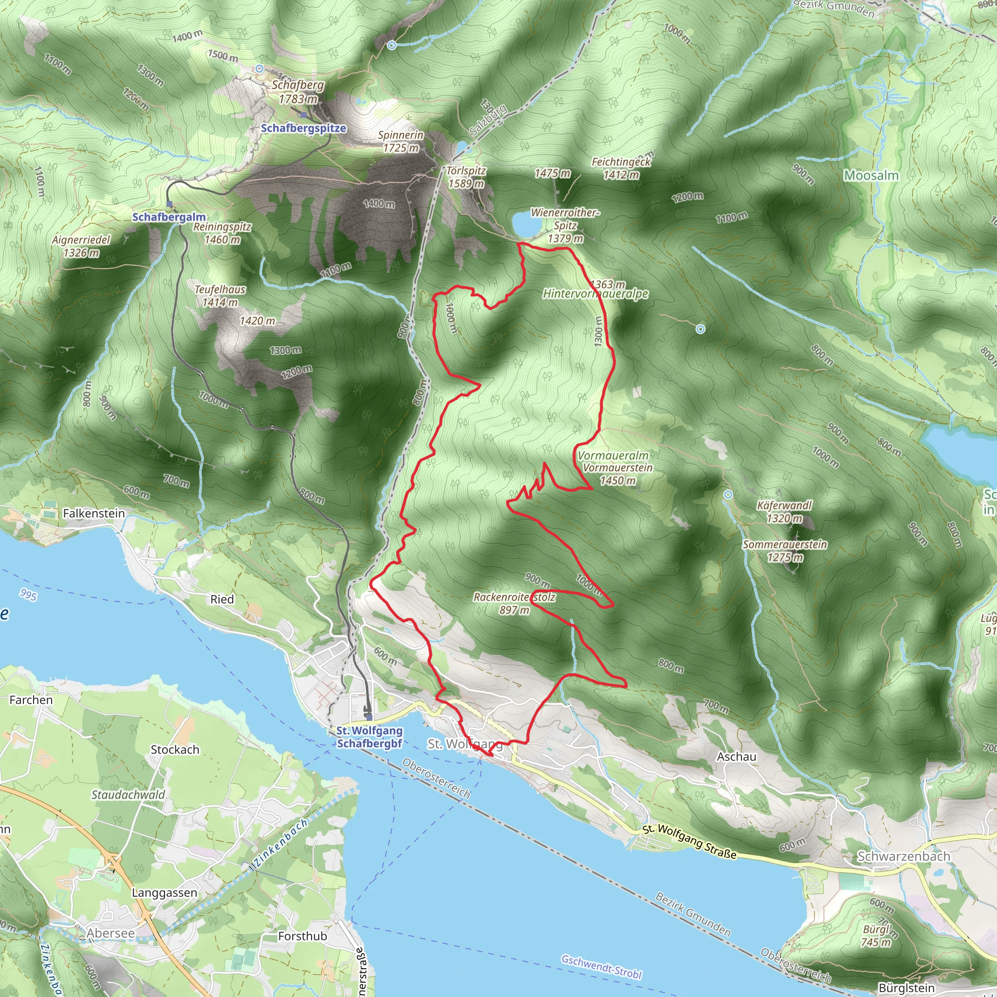 Mönichsee Hike mobile static map