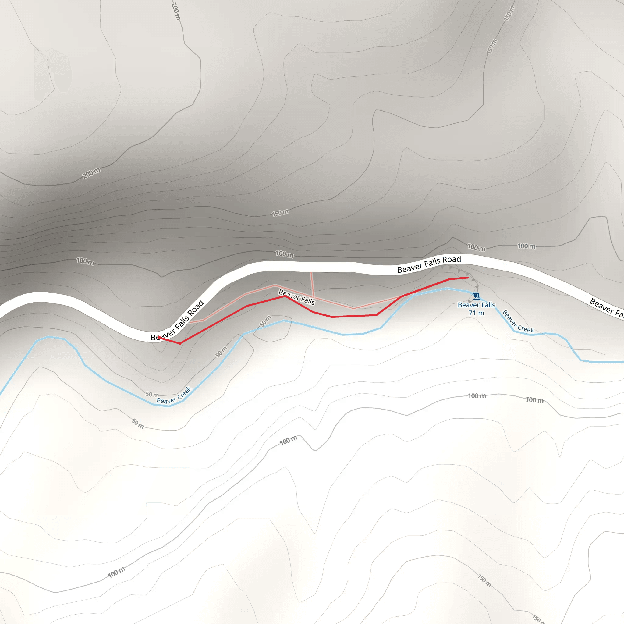 Beaver Falls mobile static map