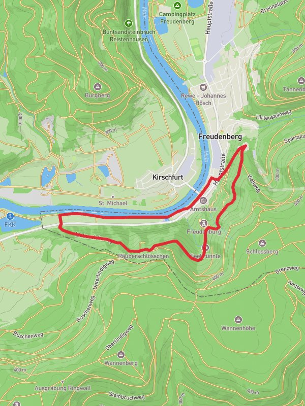Main via Liebliches Taubertal and Mautersbrunnen Weg