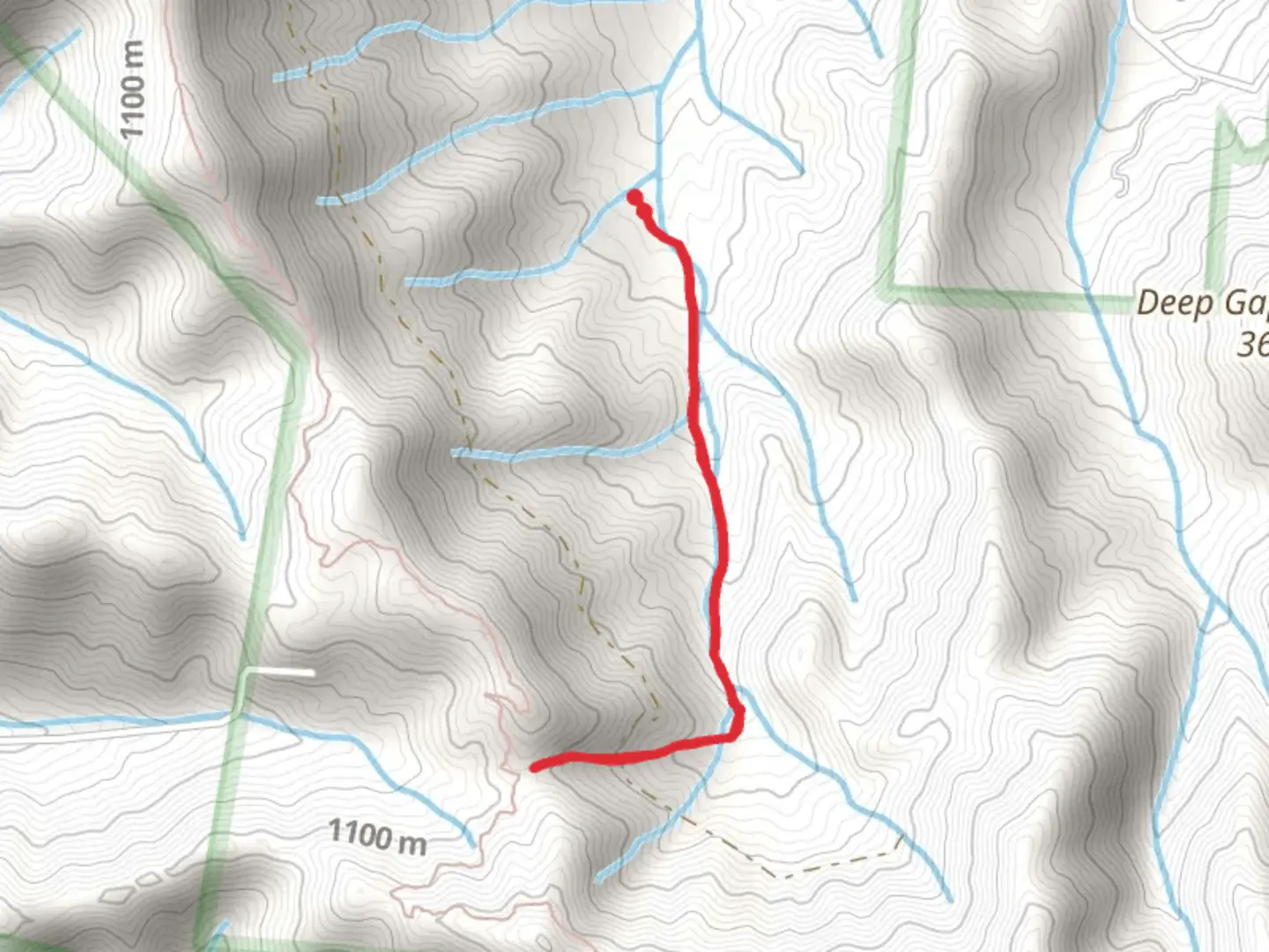 An image depicting the trail Locust Cove Trail and its surrounding area.