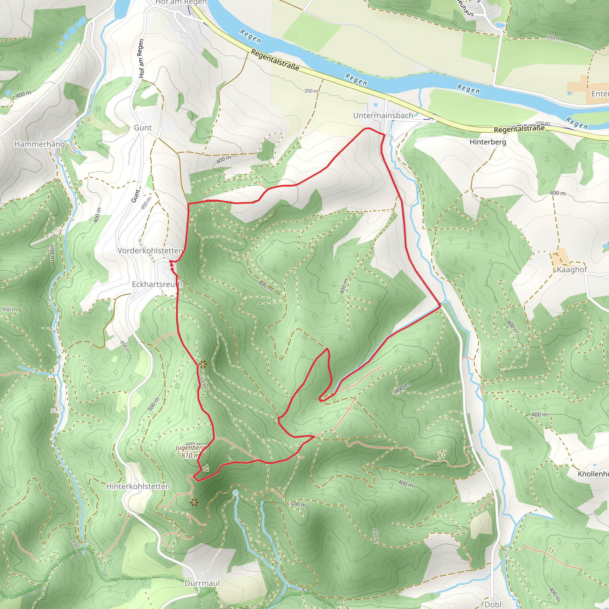 Rundwanderweg Scharzenfeld mobile static map