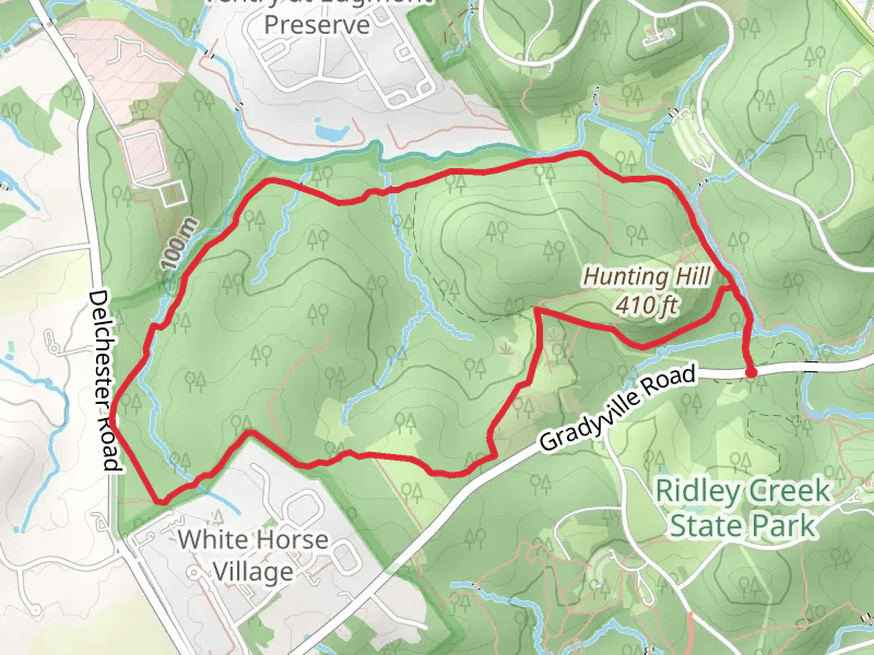 Ridley Creek Loop from Gradyville Road