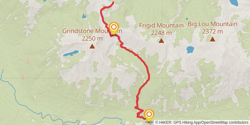 Chatter Creek Trail stage 2 Map