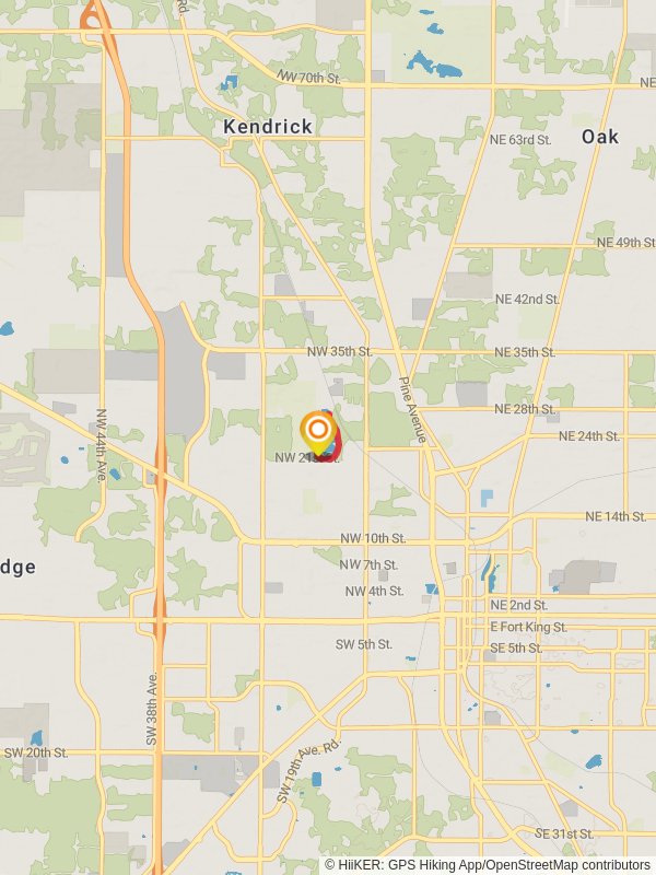 Ocala Wetland Recharge Park Loop mobile static map