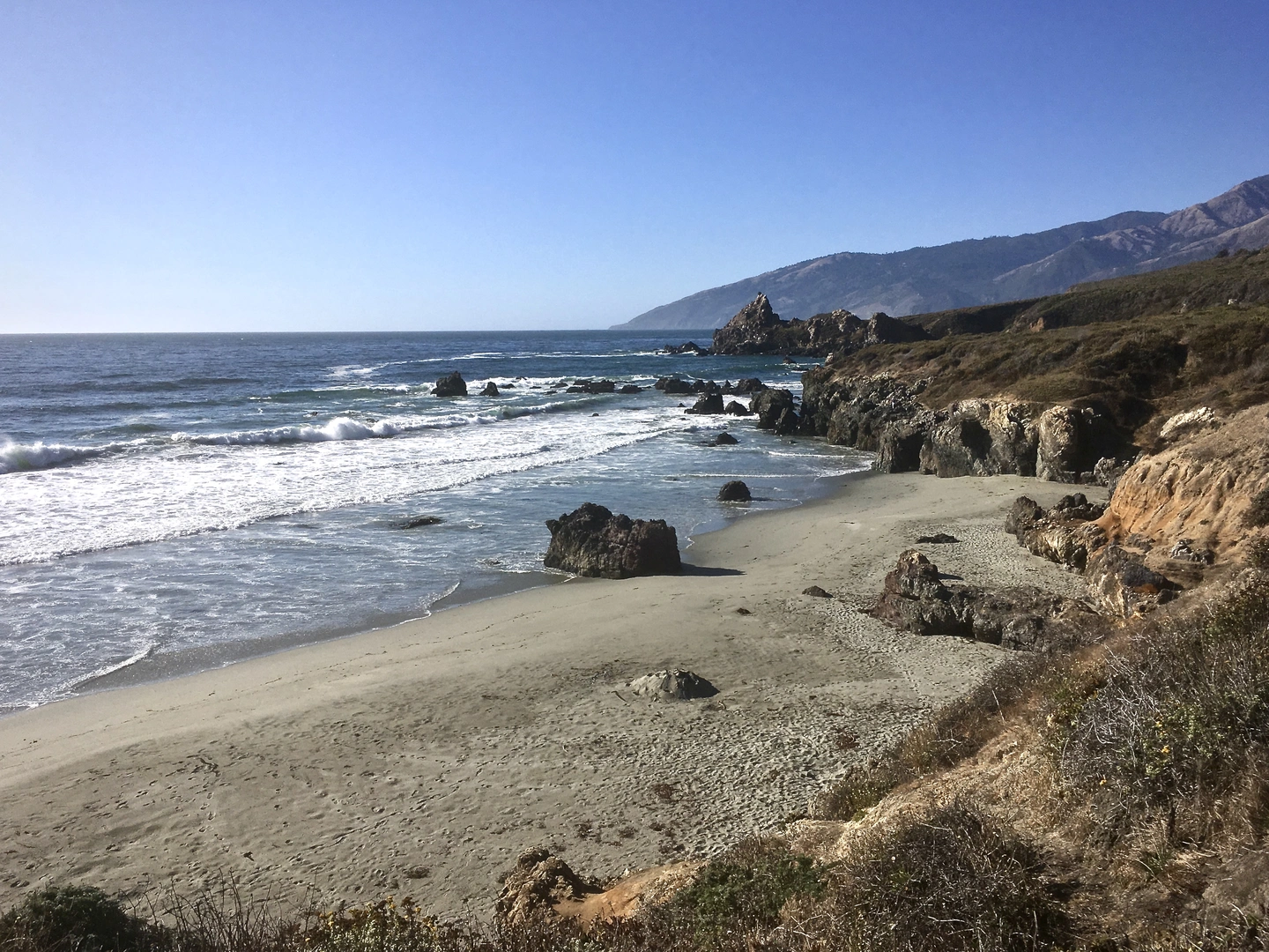 An image depicting the trail Prewitt Creek - Pacific Valley Bluff Trail and its surrounding area.