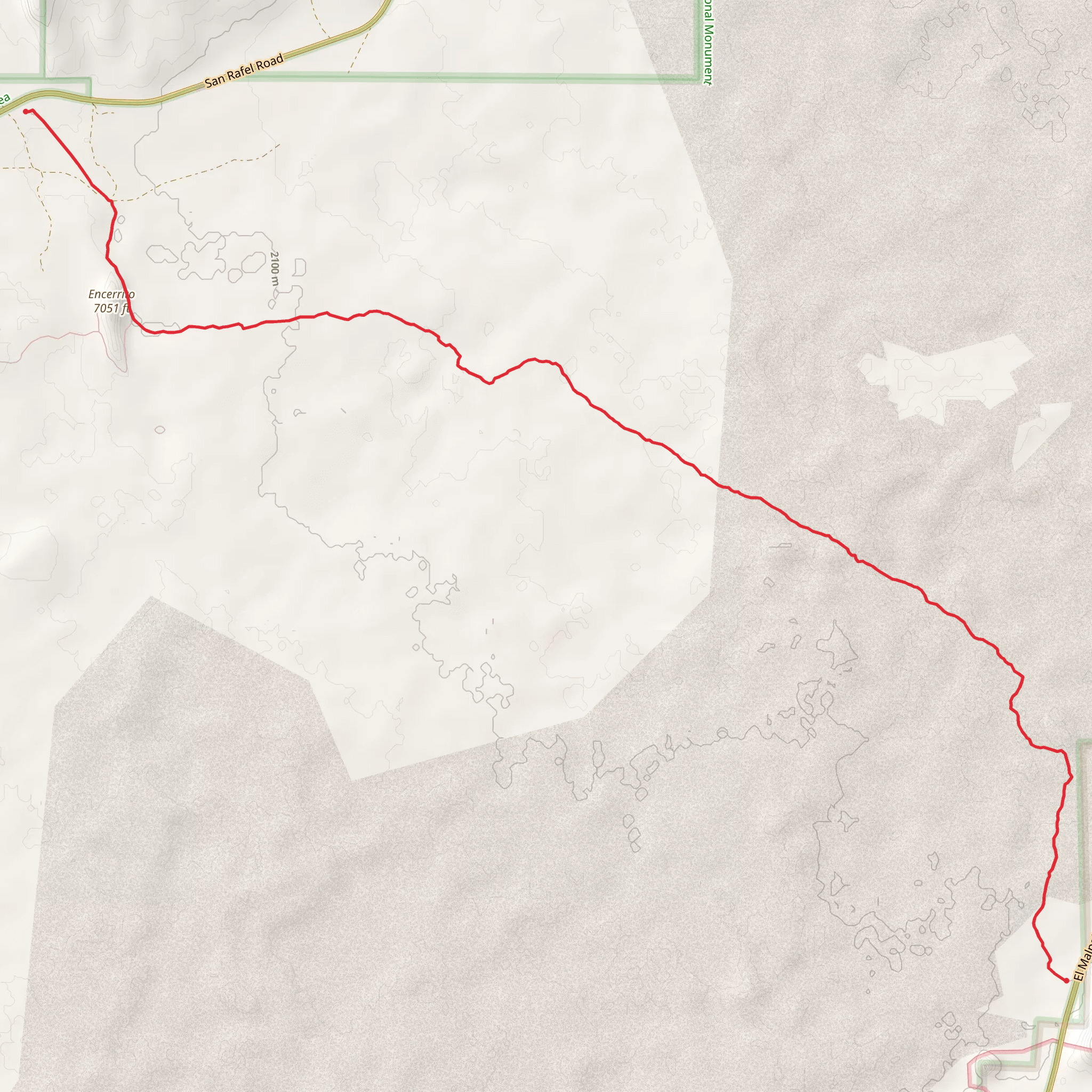 Encerrito via CDT mobile static map