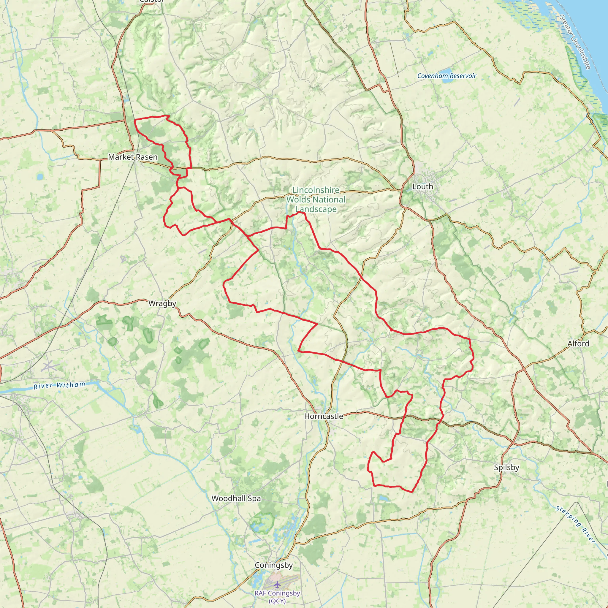 Lindsey Trail mobile static map
