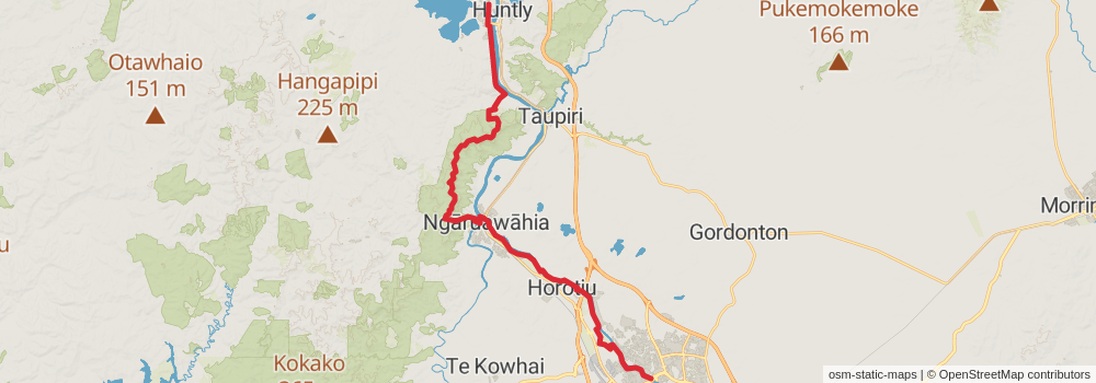 Te Araroa Trail stage 41 Map