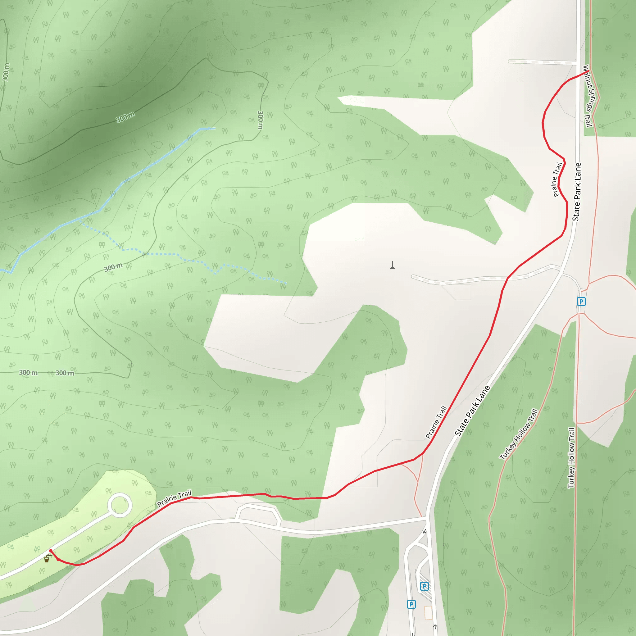 Wyalusing State Park Campground - Prairie Trail mobile static map