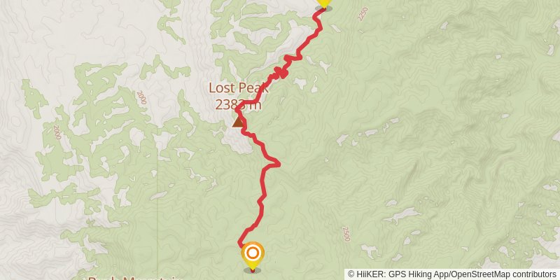 Tejas Trail, McKittrick Canyon Trail, and Dog Canyon Trail stage 2 Map