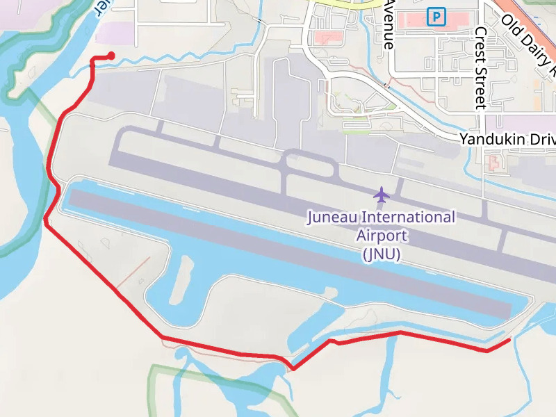 Mendenhall Refuge Trail