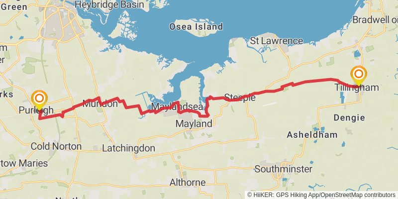 St Peter's Way stage 3 Map