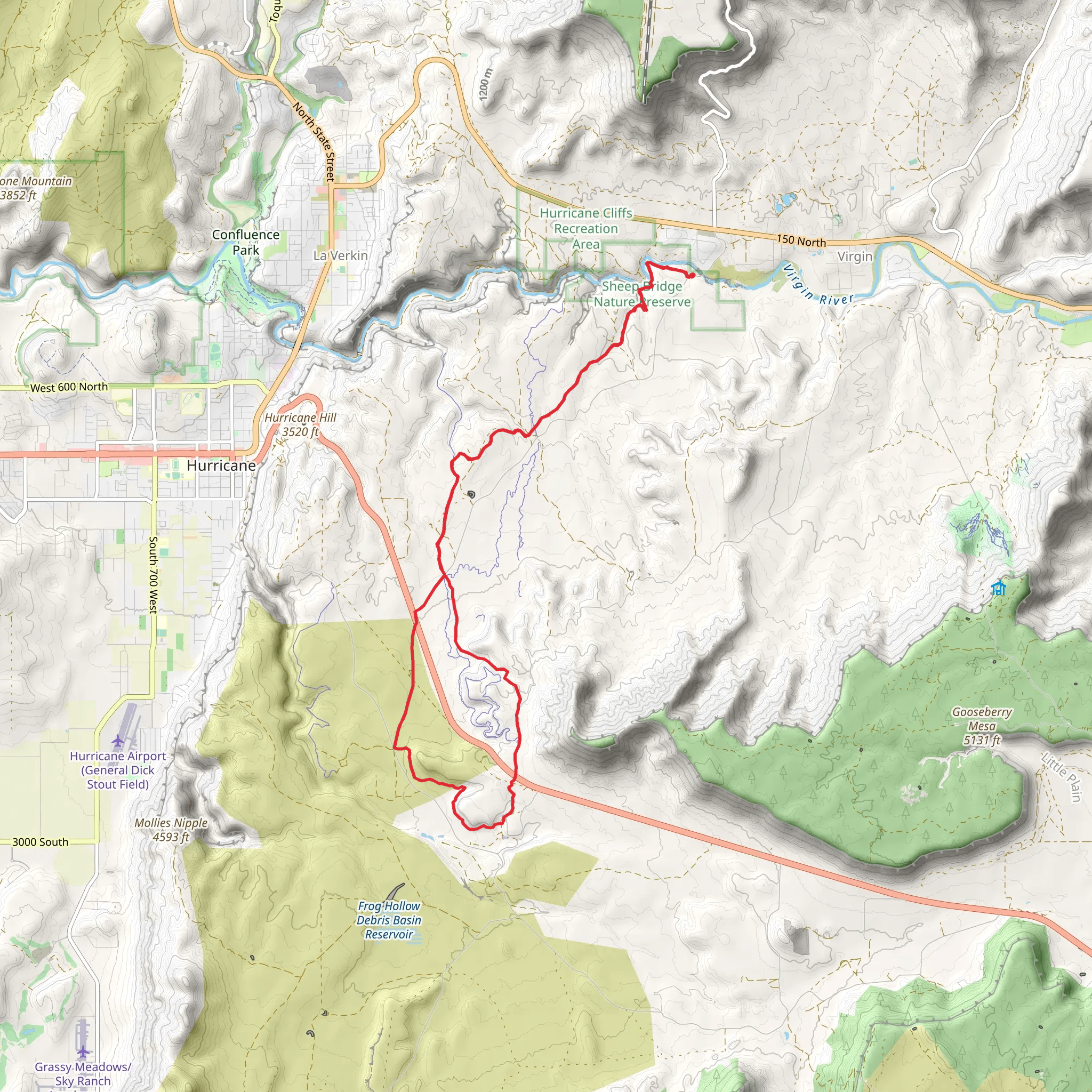 Gould Trail and JEM Trail mobile static map