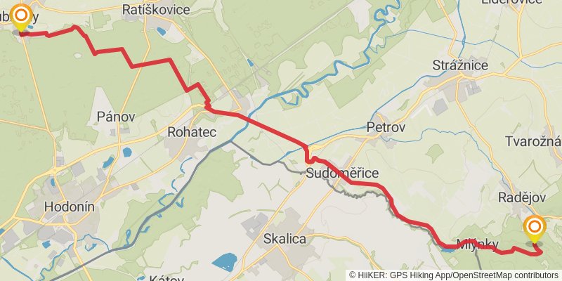 Trans Carpathian Hike stage 4 Map