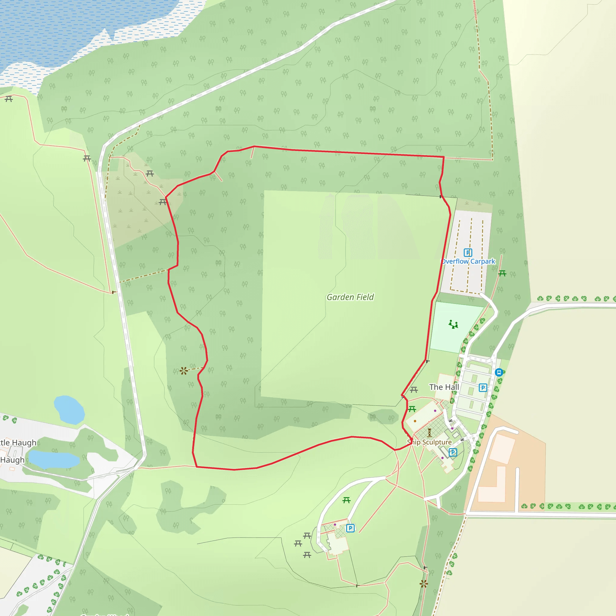 Home Wood Loop mobile static map