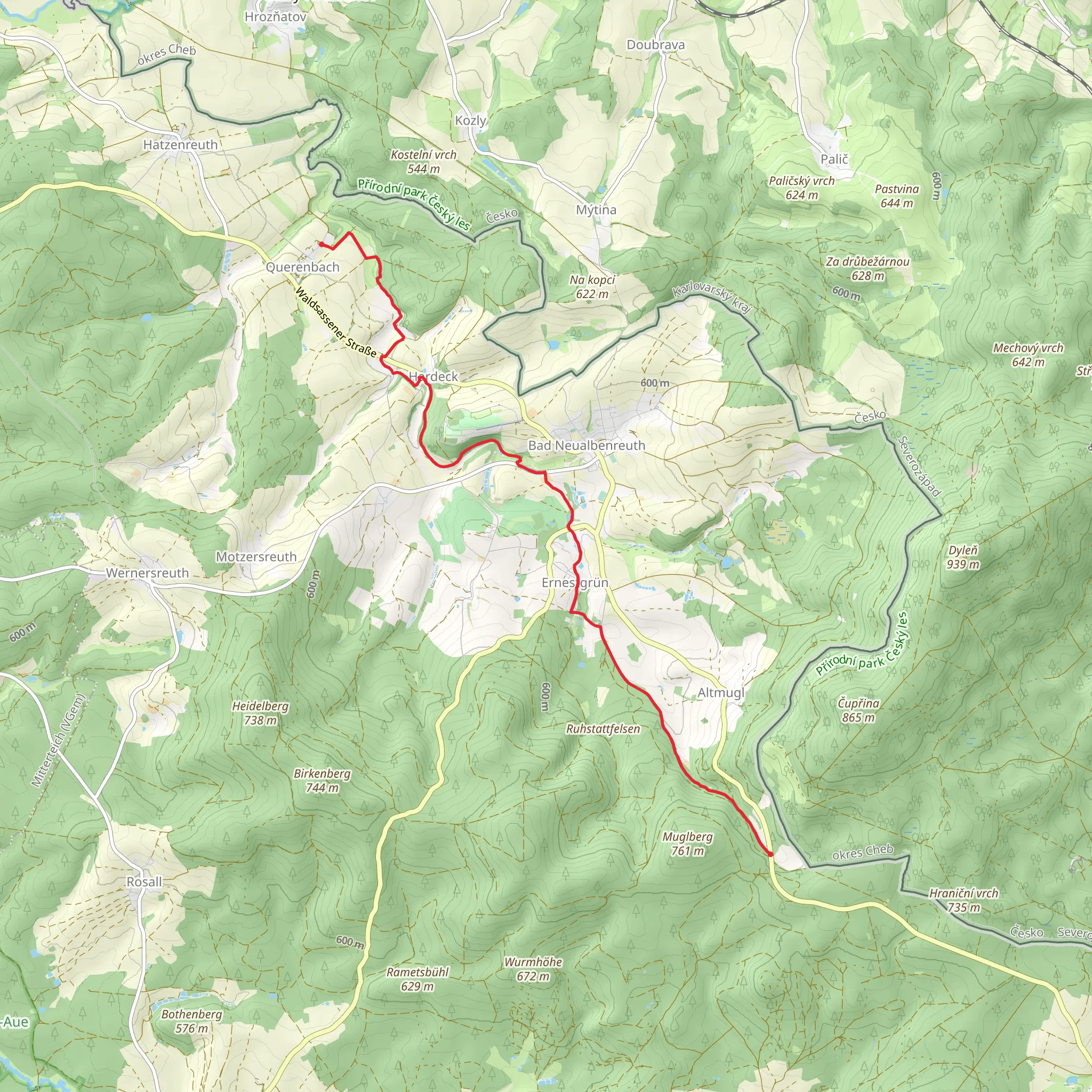 Muglbach Weg mobile static map