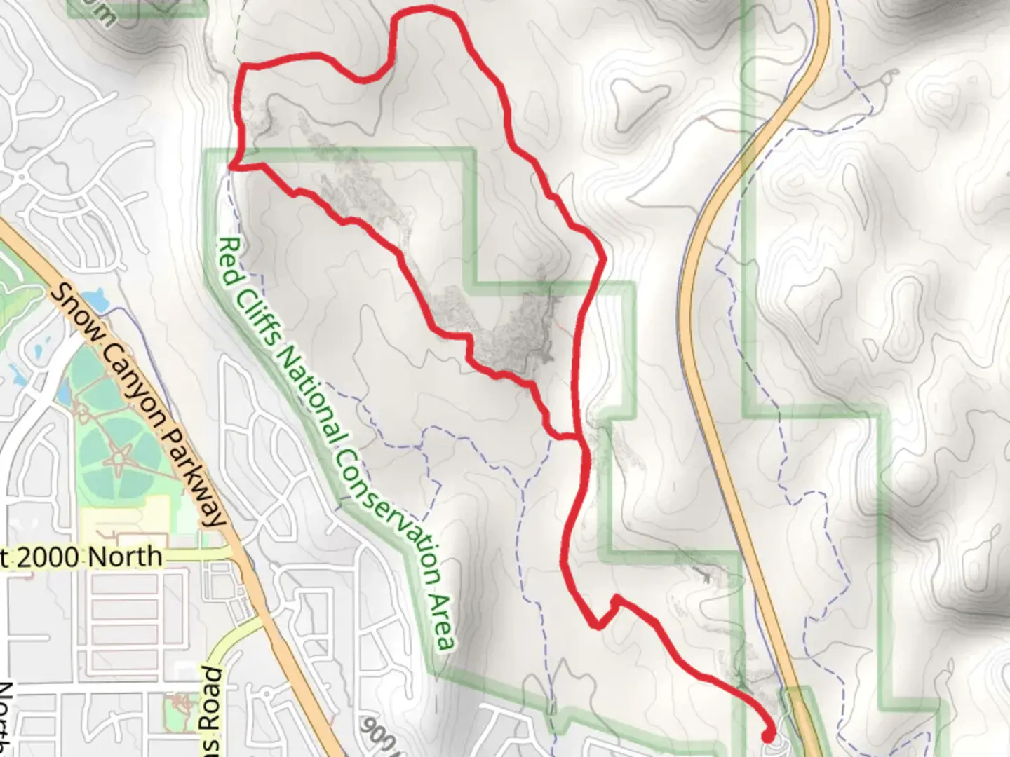 An image depicting the trail Beck Hill Trail and Turtle Wall Trail and its surrounding area.