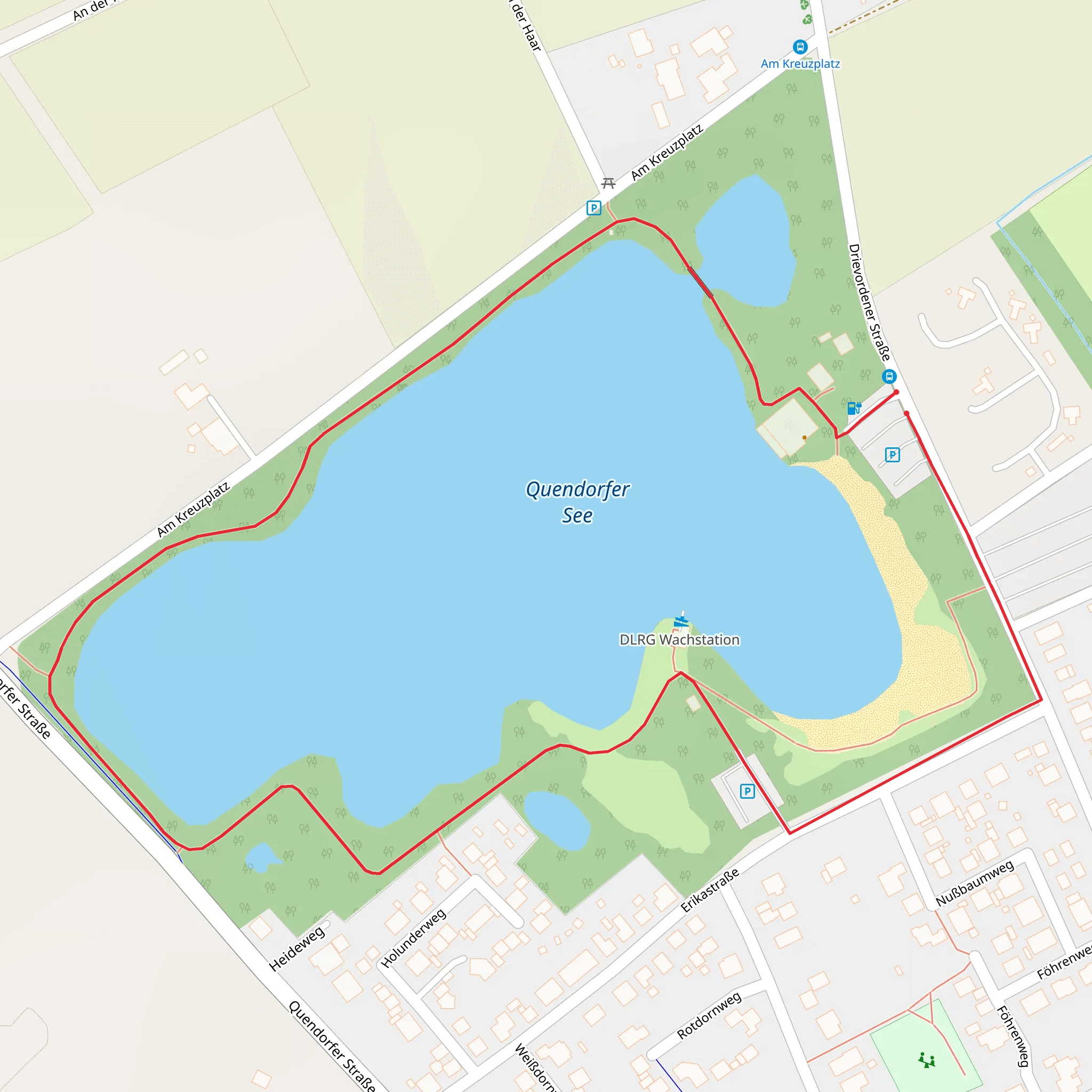 Quendorfer See Loop mobile static map
