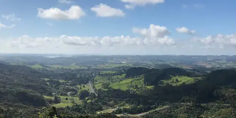 An image depicting the trail Dome Forest Lookout and its surrounding area.