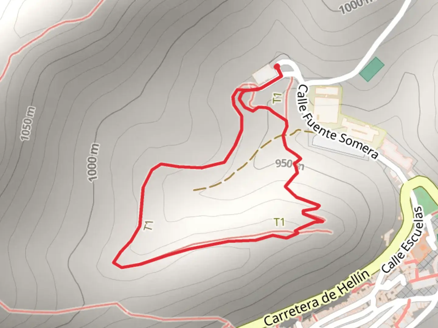 An image depicting the trail The Cross of Saint Christopher and its surrounding area.