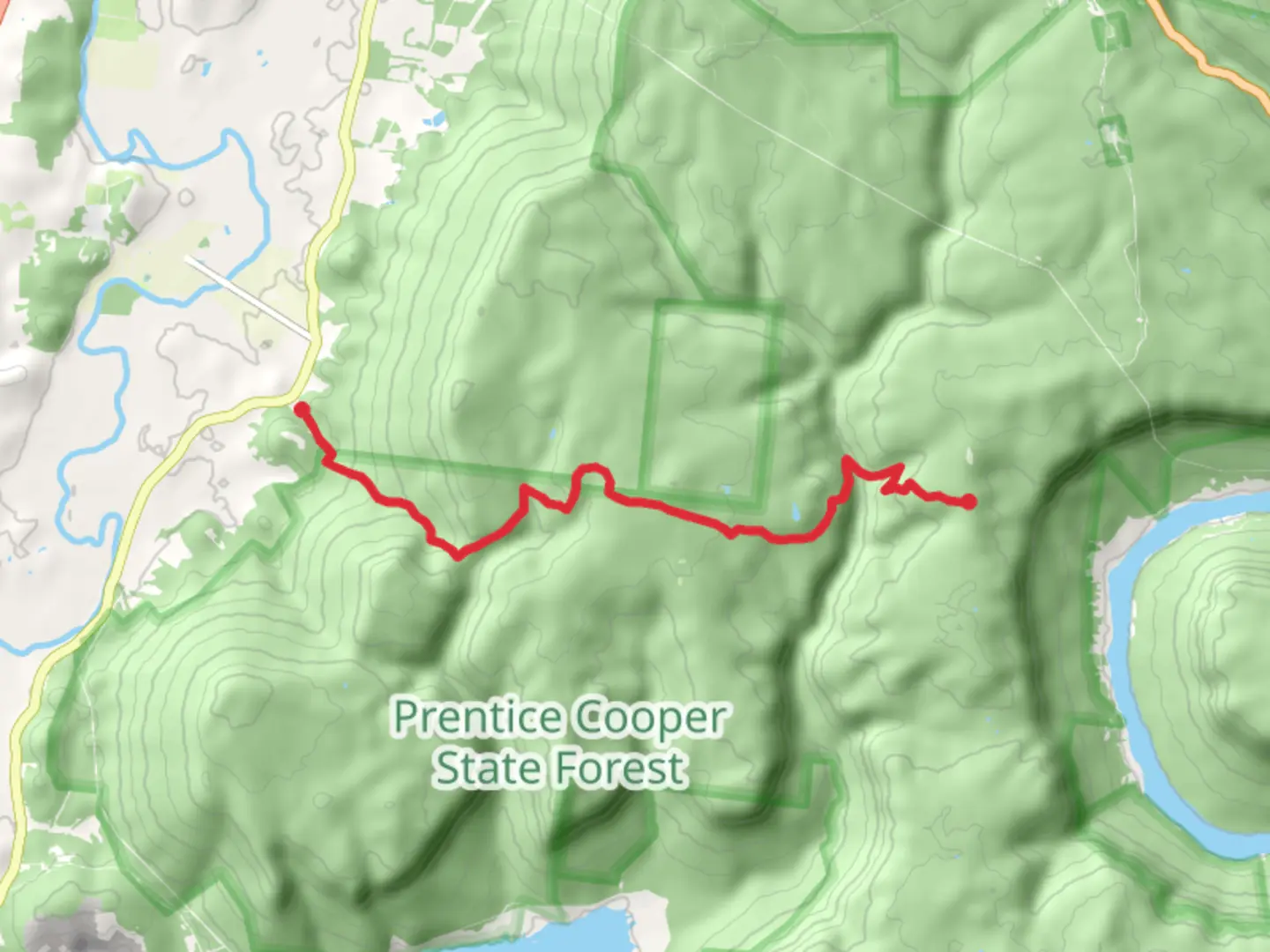 An image depicting the trail Haley Road Walk and its surrounding area.