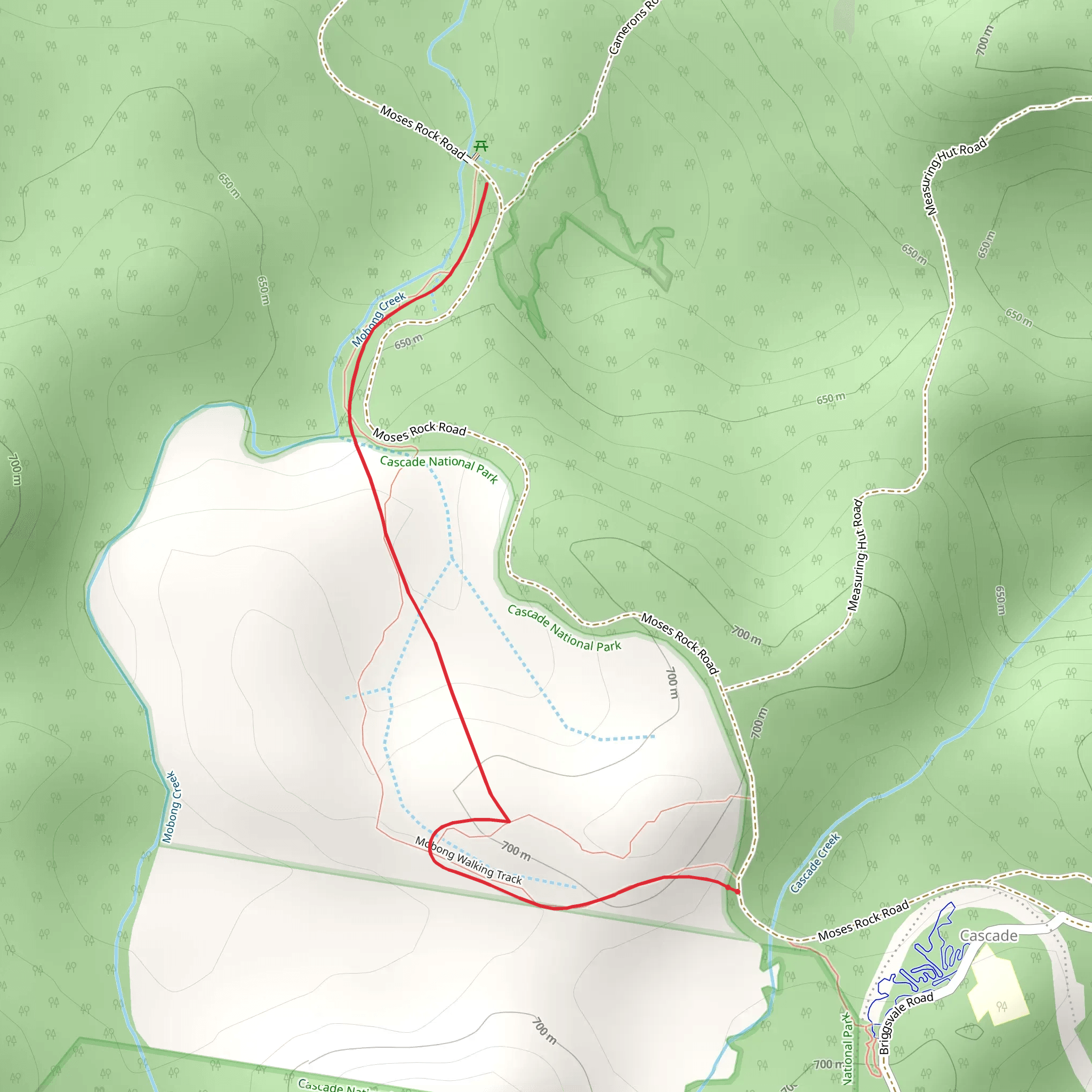 Mobong Track mobile static map