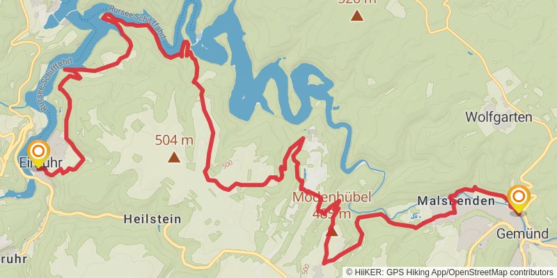 Eifelsteig stage 4 Map