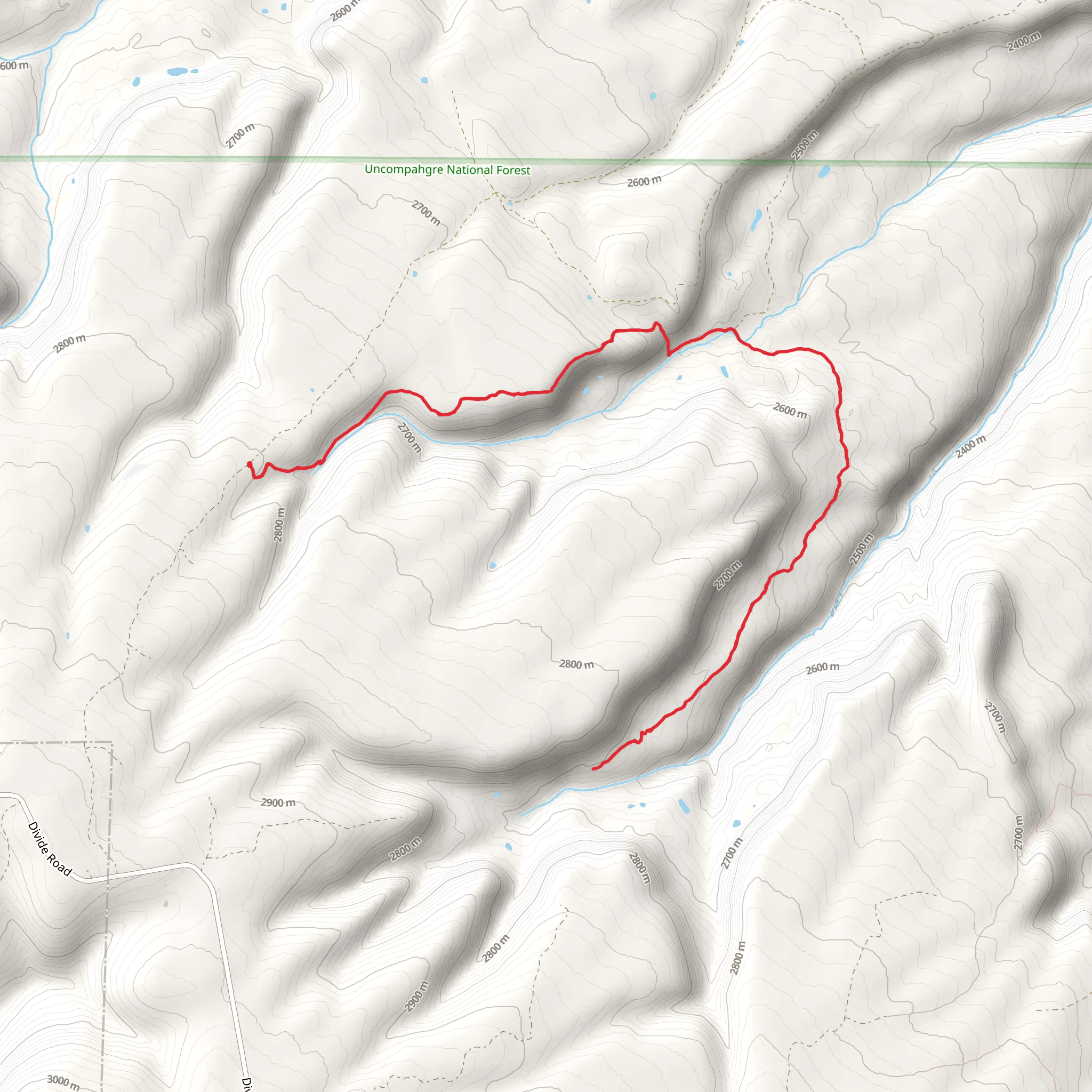 Paradox Trail mobile static map