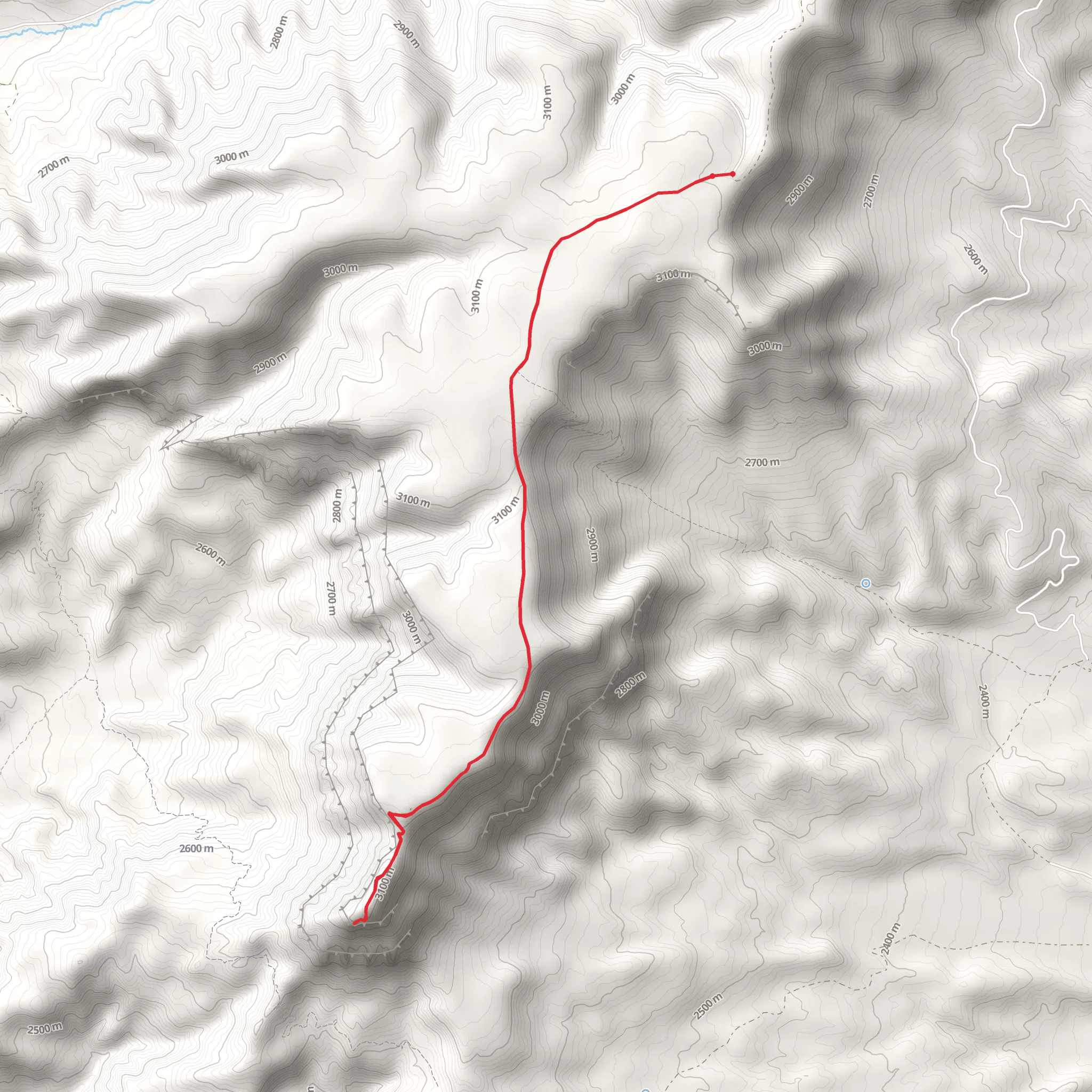 Powell Point Trail mobile static map