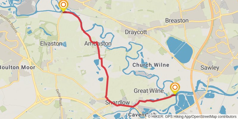 Derwent Valley Heritage Way stage 5 Map