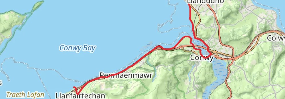 Wales Coast Path stage 5 Map