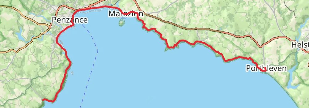 South West Coast Path stage 24 Map