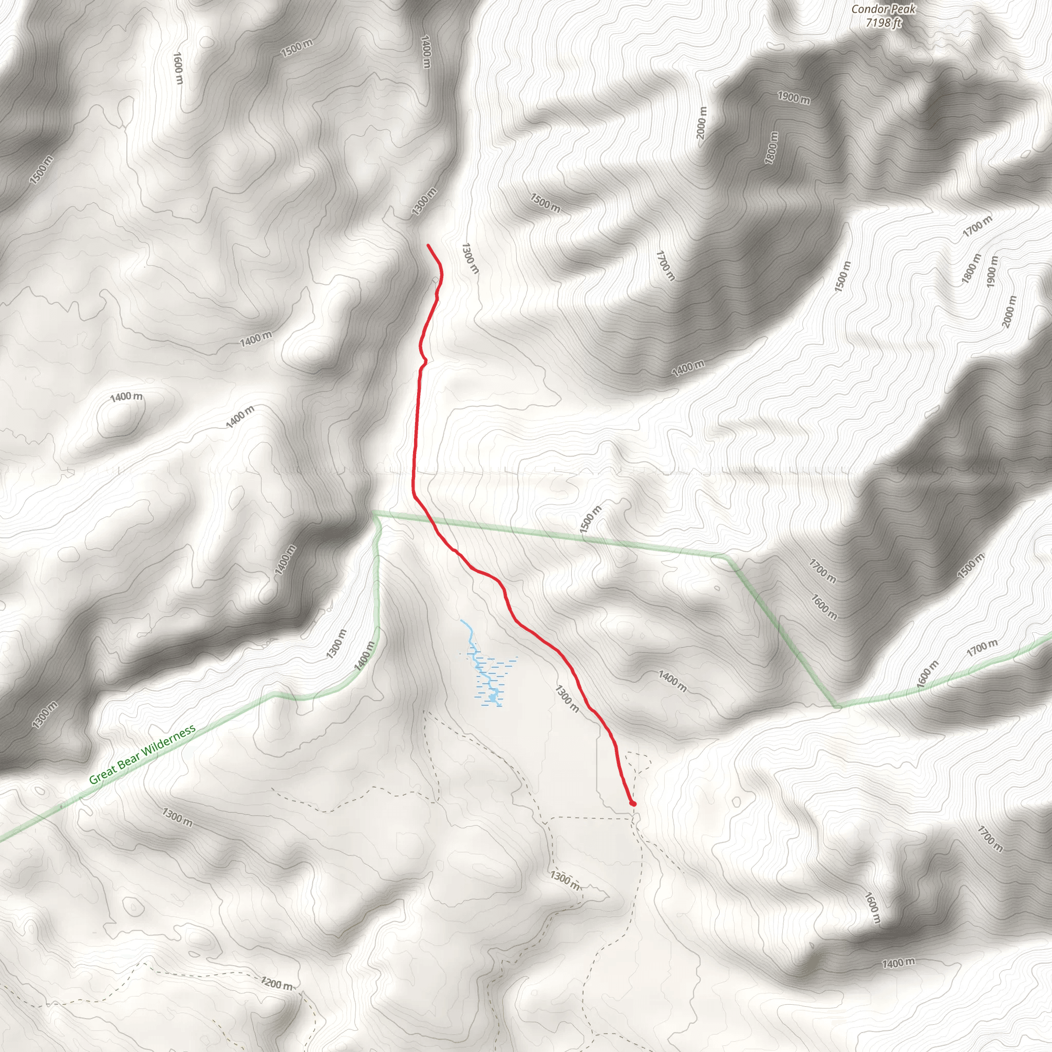 South Creek Trail mobile static map