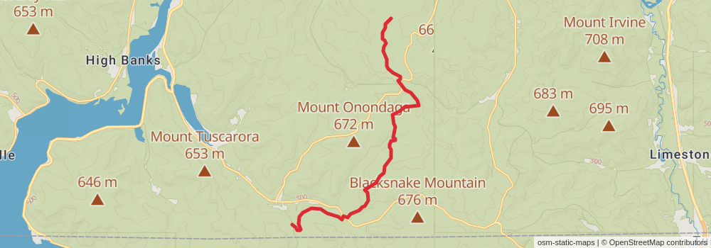 American Perimeter Trail - Northern Appalachian Primary stage 26 Map