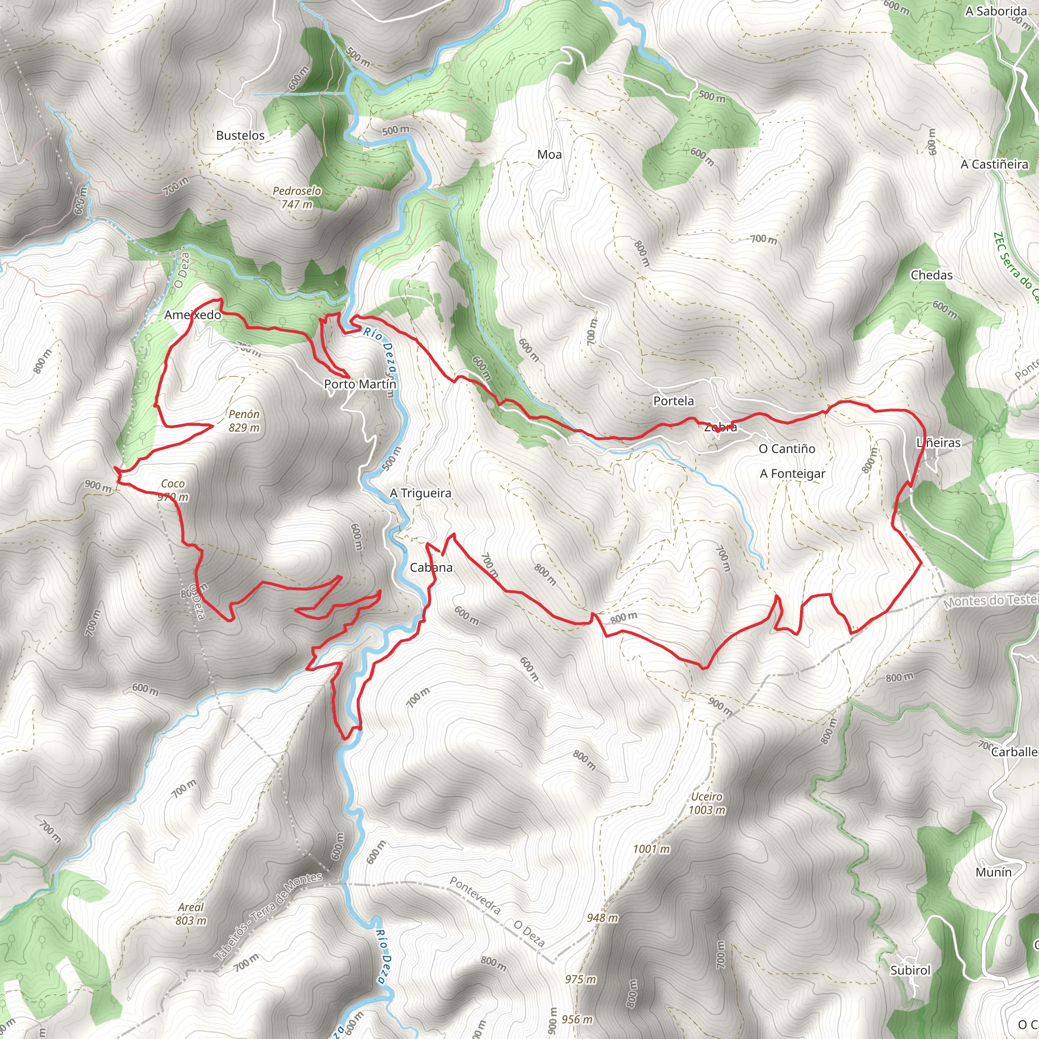 PR G 188 Sendeiro de Zobra mobile static map