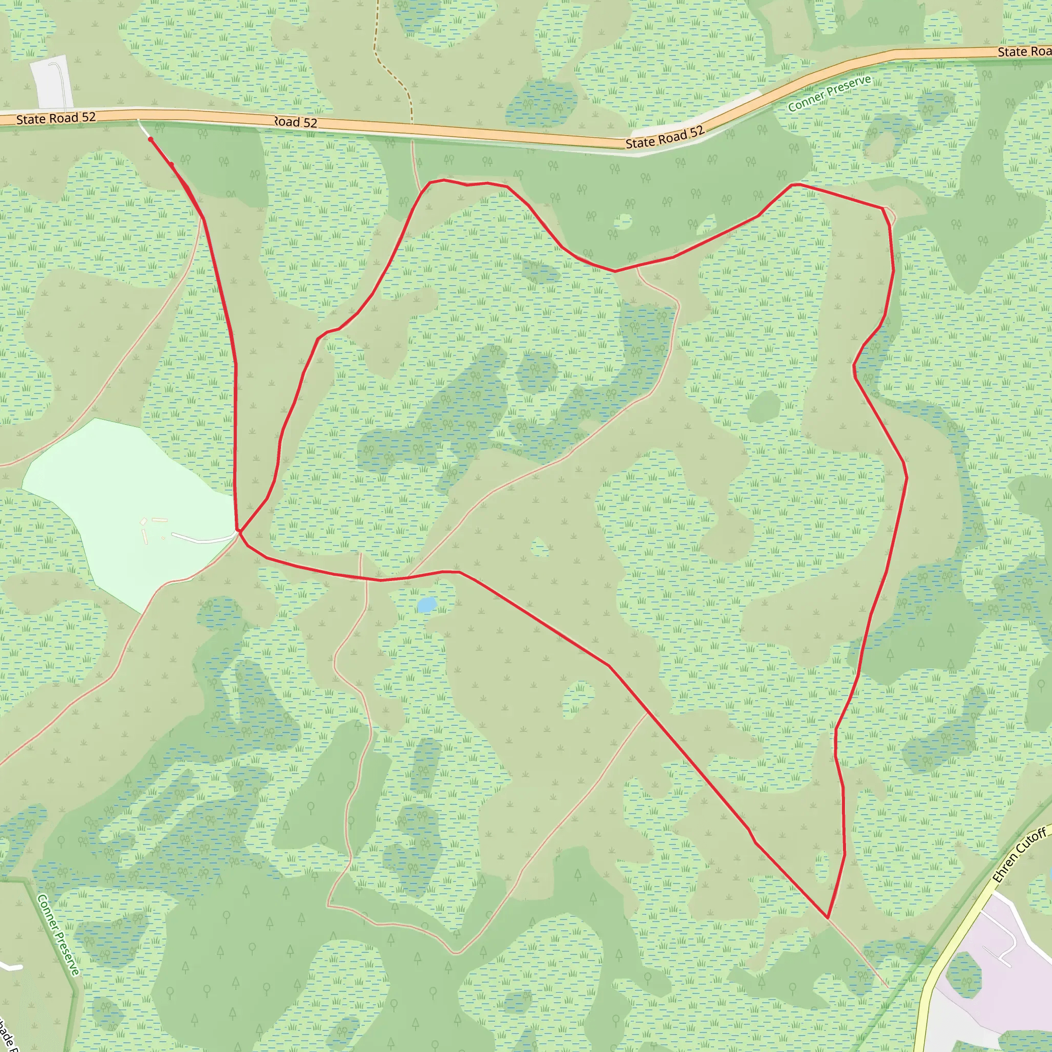 Conner Preserve Loop mobile static map