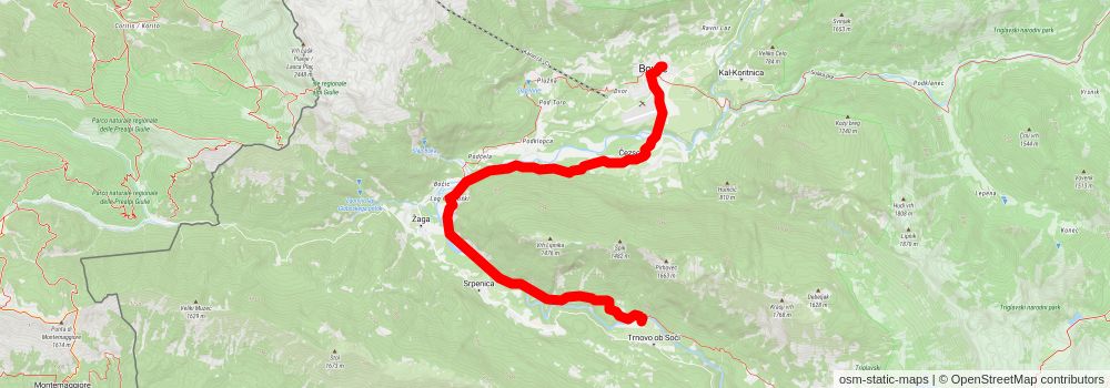 Juliana Trail stage 13 Map