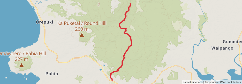 Te Araroa Trail stage 176 Map