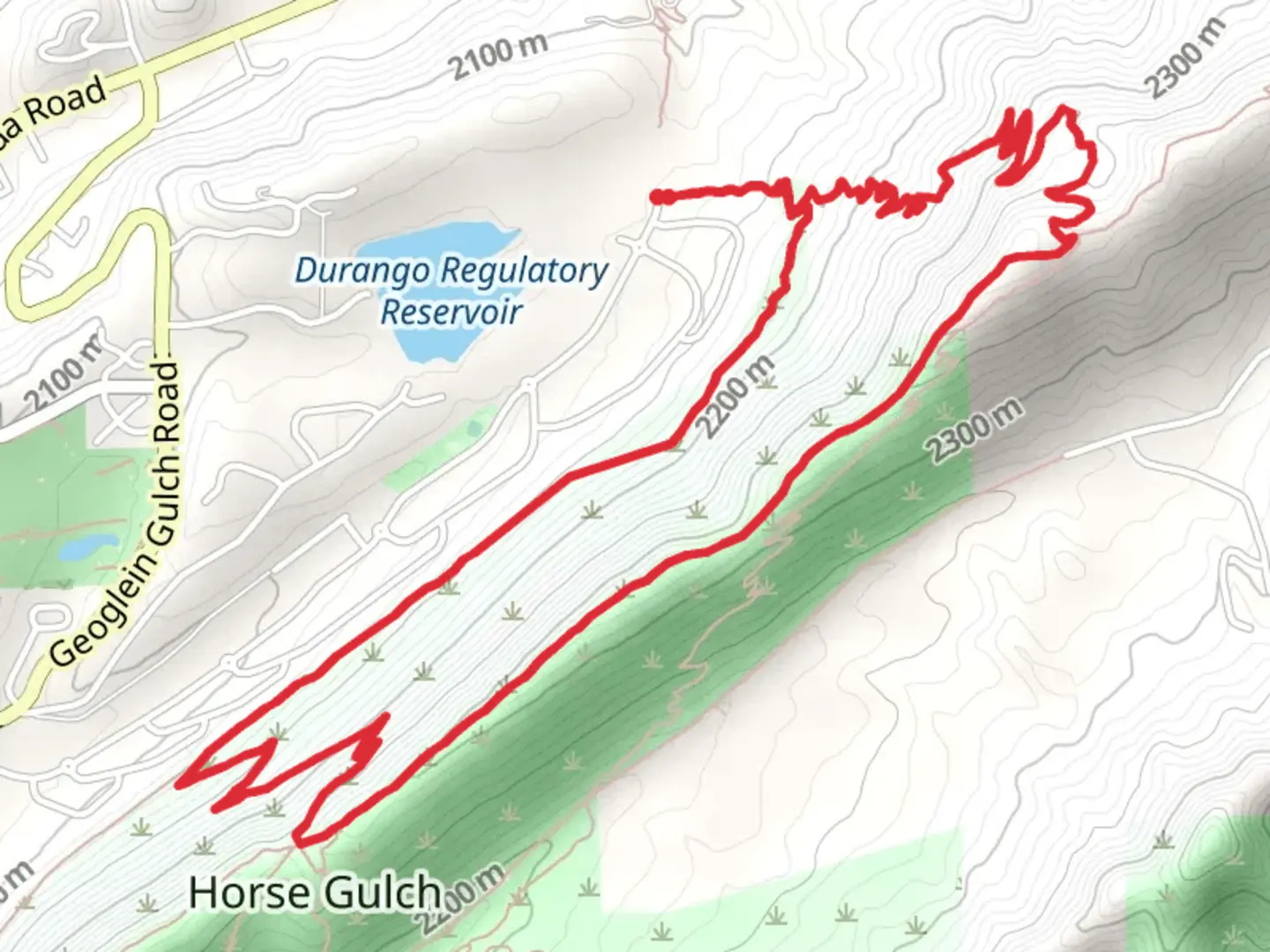 An image depicting the trail Skyridge and Hyper-Extended Ridge Loop Trail and its surrounding area.