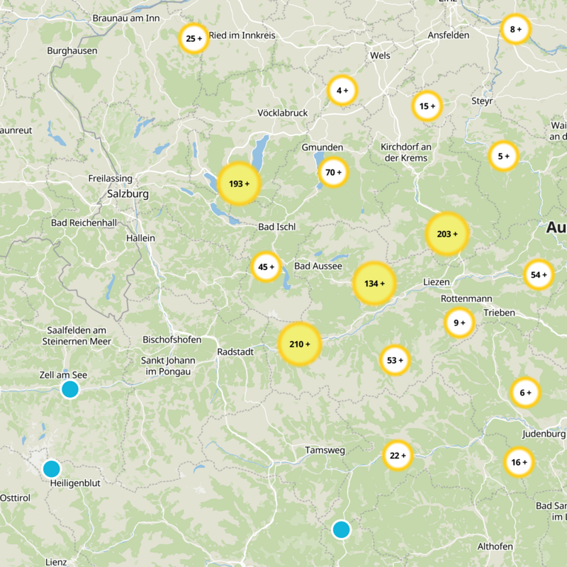Bezirk Gmunden Static Map
